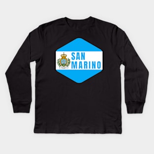 San Marino Coat Of Arms Kids Long Sleeve T-Shirt